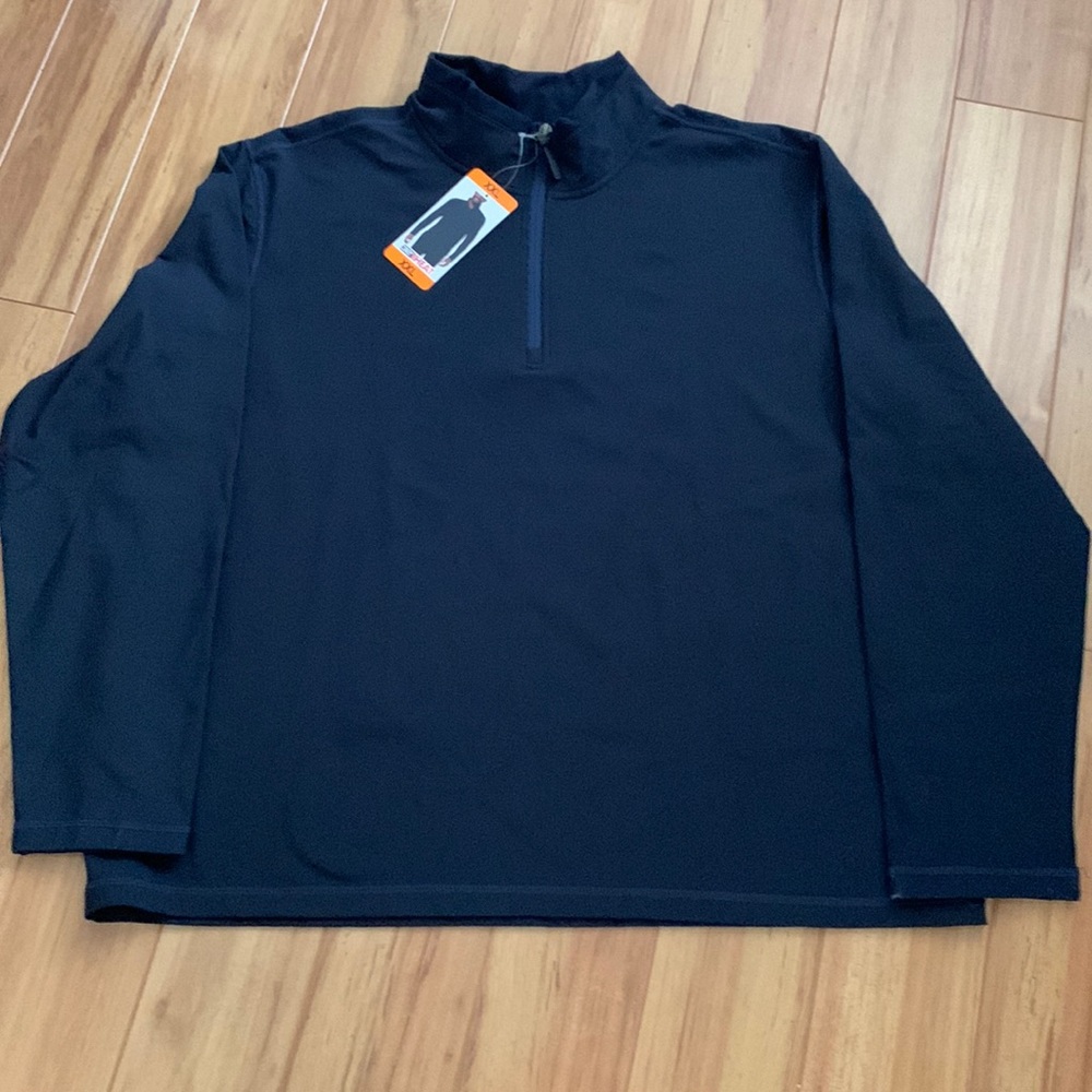 32 Degree Heat Quarter Zip Blue Pullover Men XXL New 32Degree Jacket 32Degrees